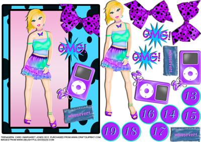 Teenager4 Card