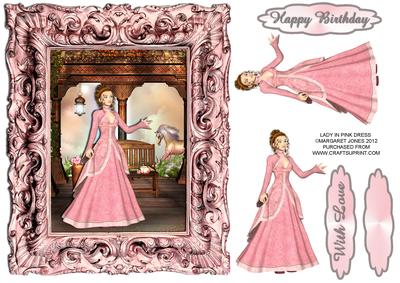 Lady in Pink Dress