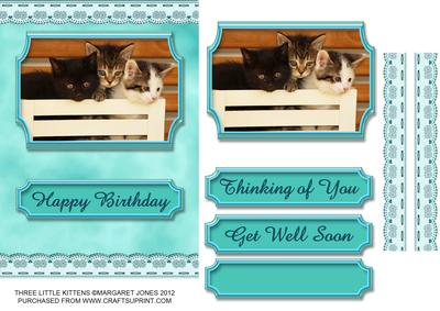 Three Little Kittens All-occasion Card