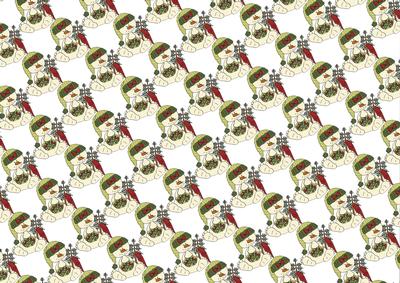 Frostie Background to Go with Frostie Topper