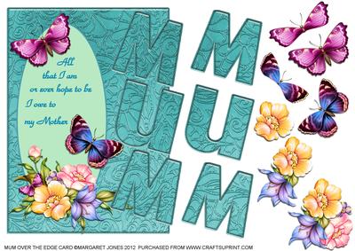 Mum Over the Side Card