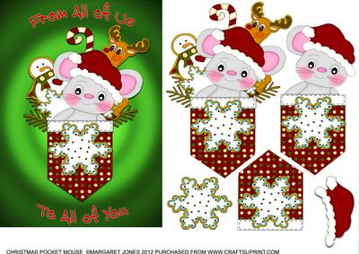 Pocket Mouse Christmas Card