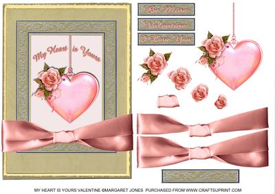 My Heart is Yours Valentine Card