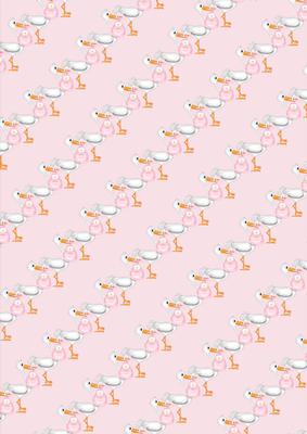 Baby Girl Background Sheet/gift Wrap
