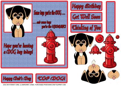 Dog or Hydrant Card - Many Occasions