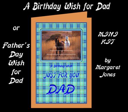 Horses Mini Kit Father's Day or Dad's Birthday