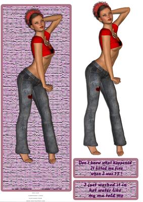 Sexy Sue's Shrinking Shirt - Large Dl