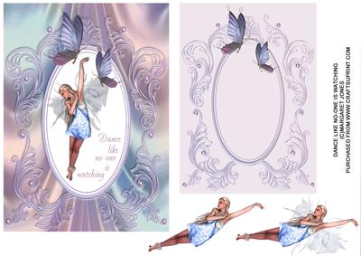 Dance Like No-one is Watching 5x7 Card