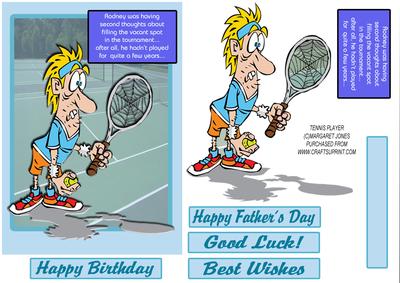 Rodney's Tennis Dilemma - Birthday,fathers Day, Any Occasion
