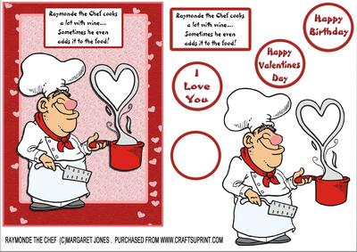 Raymonde the Chef - Birthday or Valentines Day