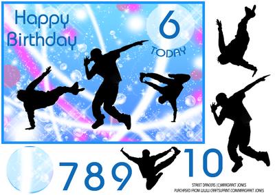 Street Dancers Birthday Ages 6-10