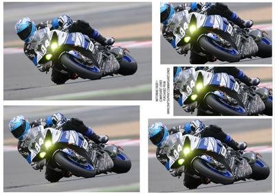 Motorbike Rider 1 Pyramid Card Any Occasion