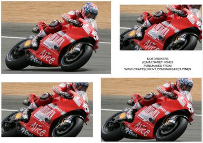 Motorbiker 3 Pyramid Card - Any Occasion