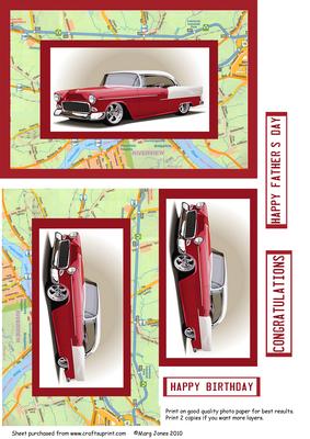 55 Chevy Fathers Day Easy Pyramid