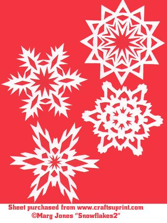 Snowflakes2 Cutting Files For Craft Robo & Silhouette
