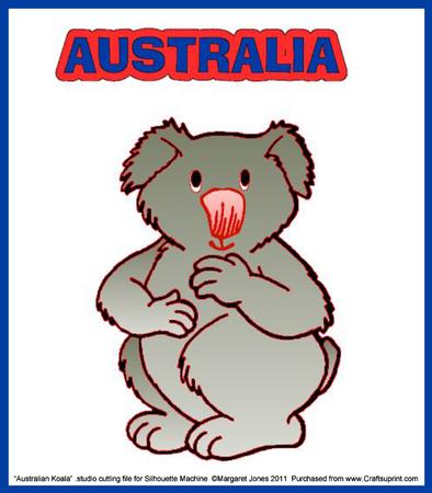 Australian Koala Cutting File For New Silhouette