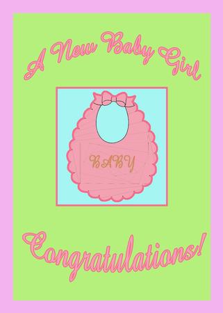 Baby Bib Cutting File For - Co-ordinates With If File