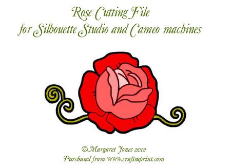 Rose Cutting File For Silhouette & Cameo