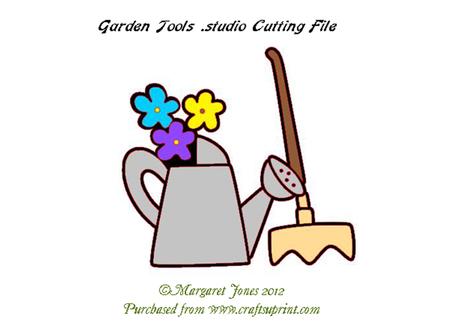 Garden Tools Cutting File For Silhouette & Cameo