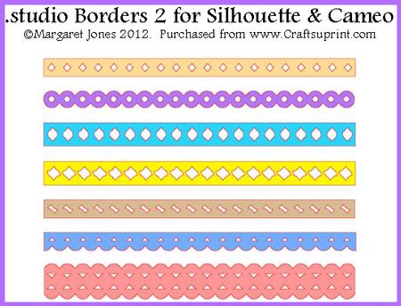 Borders 2 Files For Silhouette & Cameo Machines