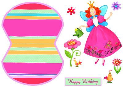 Garden Fairy Wobble Card