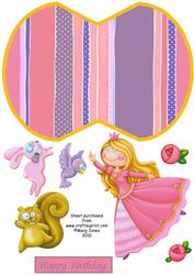 Princess Wobble Card