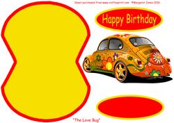 Love Bug Wobble Card