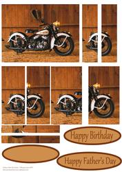 Harley in Barn Side Stacker