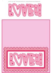 Valentine Quick Dl Card with Decoupage
