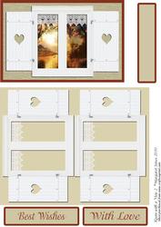 Room with a View 2 Quick Card Front with Decoupage