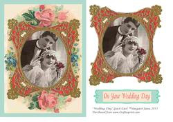Vintage Wedding Quick Card