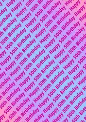 Happy 50th Birthday Background