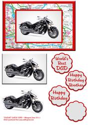 Suzuki Motorcycle Quick Card with Extra Layers