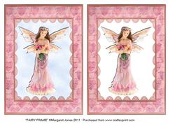 Fairy in Frame Quick Card Front with Extra Layer