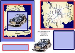 Morris Minor Step by Step Card