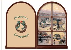 Looking Out a Christmas Window