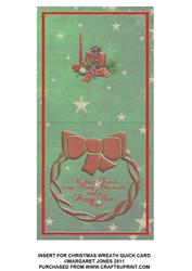 Insert for My Christmas Wreath Quick Card Cup261215_601