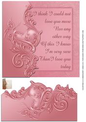 Valentine #2 8x8 Card