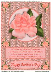 Mothers Day Zigzag Card