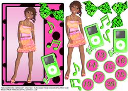 Teenager2 Birthday Card