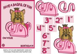 Bagful of Fun Birthday Card Age 1-8