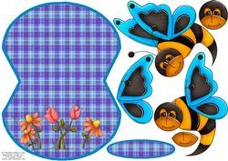 Butterbee Wobble Card - Any Occasion