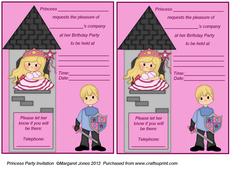 Princess Party Invitation