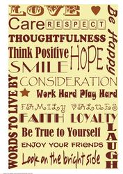 Words to Live by - Frame It!