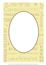 Insert for Words to Live by (cup340017_601) Keepsake Card
