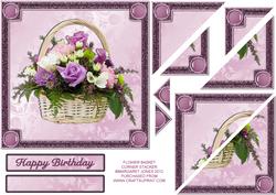 Flower Basket Corner Stacker