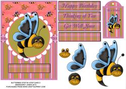 Butterbee 2 Step by Step - Birthday,get Well,thinking of You