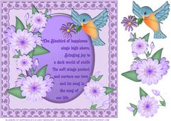 Bluebird of Happiness Any Occasion Card