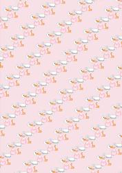 Baby Girl Background Sheet/gift Wrap