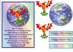 Native American Proverb - Earth Day/birthday Card